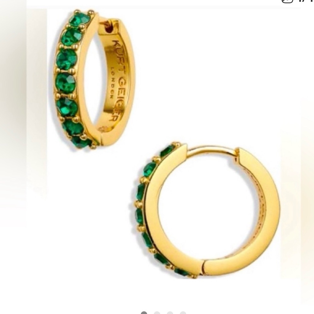 Kurt Geiger New Huggie Hoop Earringsno Offer Item 29$